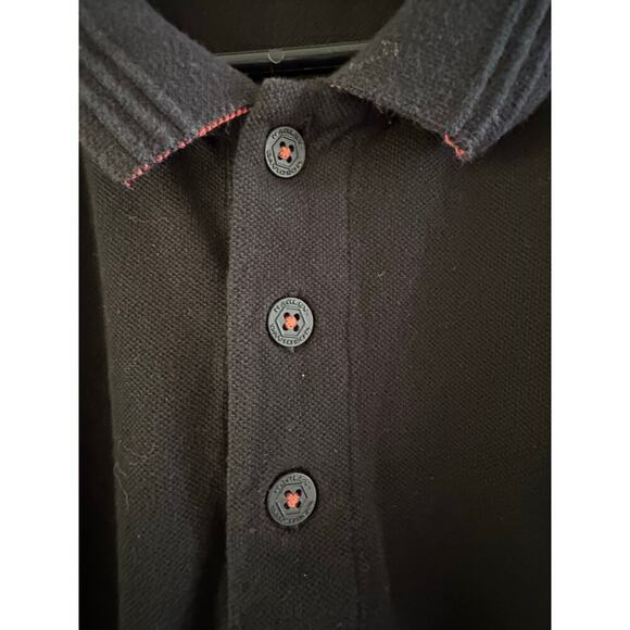 Harley Davidson Men's Black Short Sleeves Collared Button Up Polo Shirt Size 2XL - Picture 2 of 5